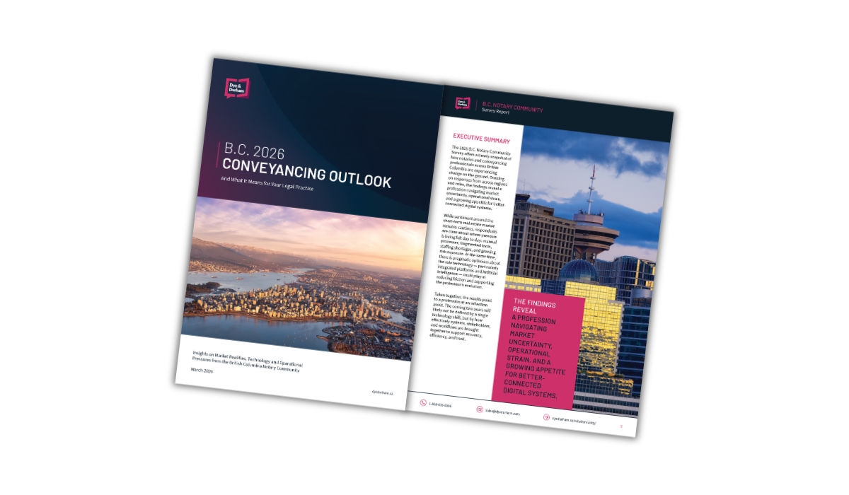 2026 B.C. Conveyancing Outlook (Survey Report)